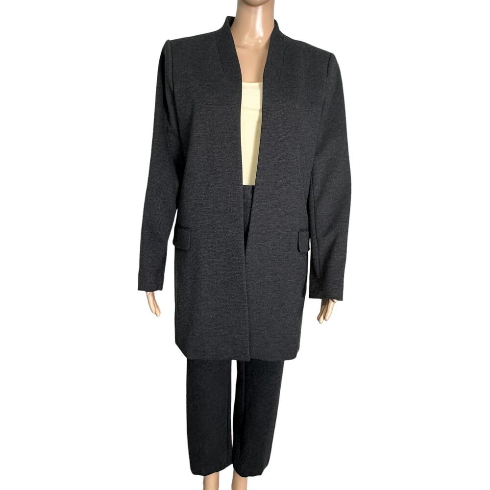 Calvin Klein Gray Blazer and Pants Set